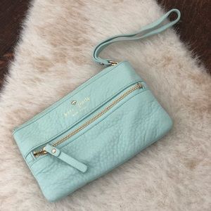 Kate Spade Mint Change Purse Wristlet